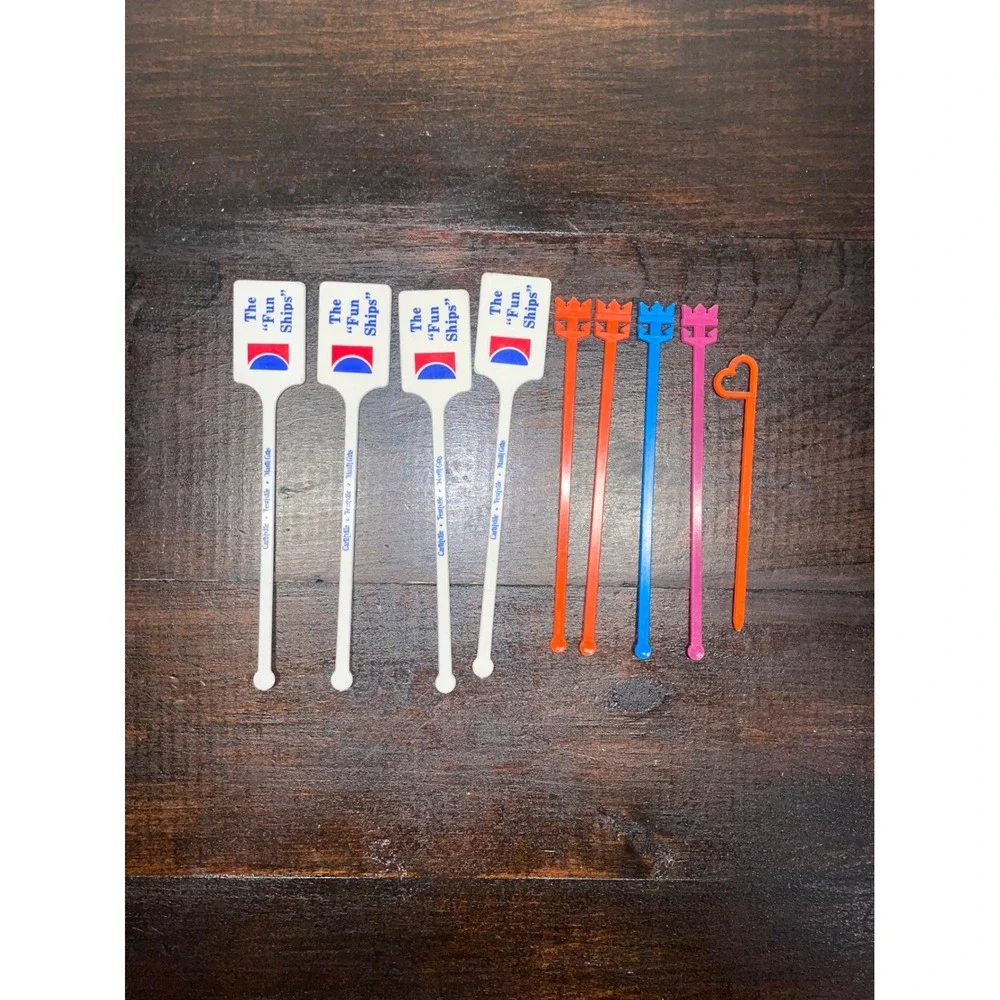 Vintage Swizzle Sticks Lot Cocktail Stirrers Caesars Palace San‎ Francisco